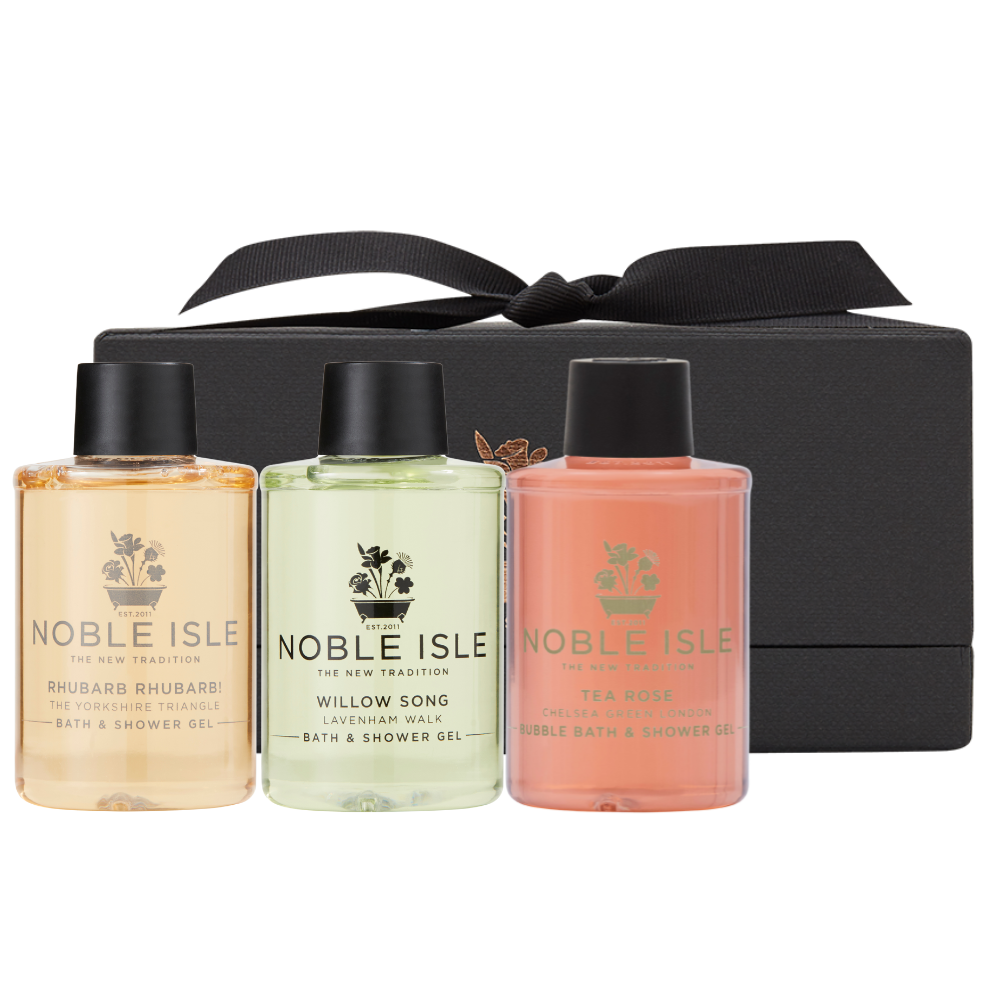 Luxury Fresh & Clean Bath & Shower Gel Trio | Noble Isle