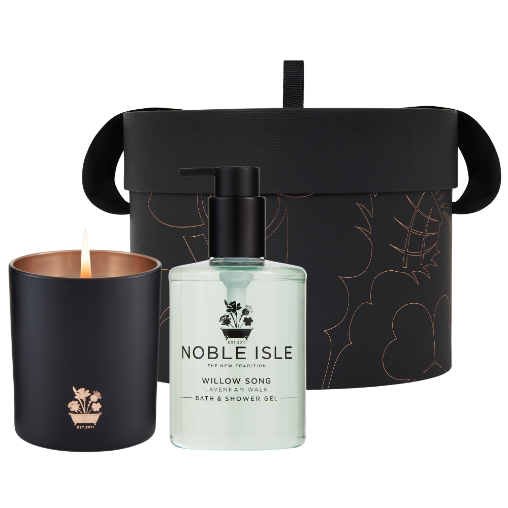 Luxury Willow Song Shower Gel and Candle Duo